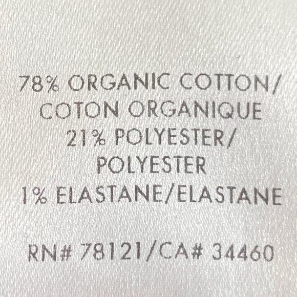 Eileen Fisher 5 Pocket Sleek Coated Waxed Organic Cotton Skinny Jeans Black 8 - Picture 11 of 13